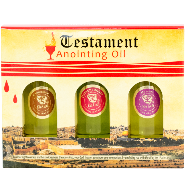 Testament Anointing Oil Faith Botanicals Set